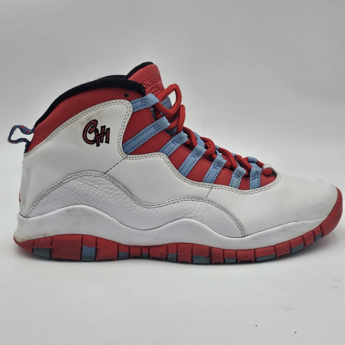 AIR JORDAN X 10 RETRO CITY PACK CHICAGO SHOES 310805-114 SIZE