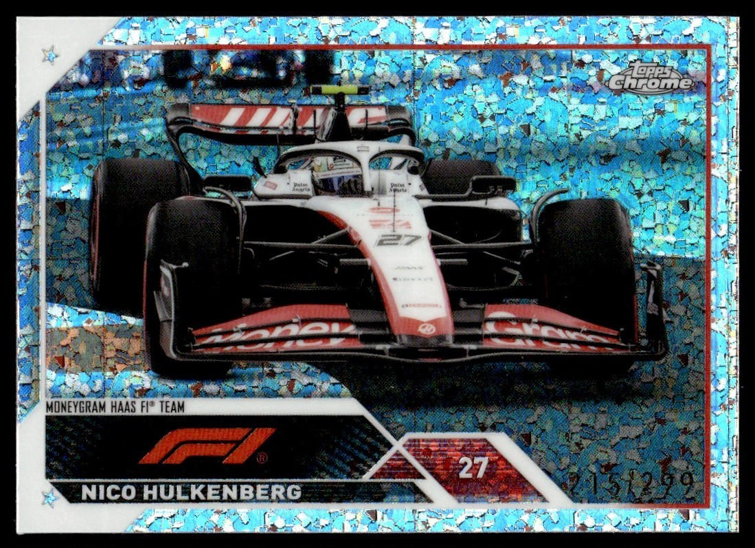2023 Topps Chrome Formula 1 Mini Diamonds Refractor Nico Hulkenberg 215/299 Haas