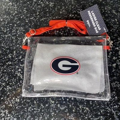 Georgia Bulldogs UGA Clear Stadium Gameday small Crossbody Bag/Purse Go Dawgs!