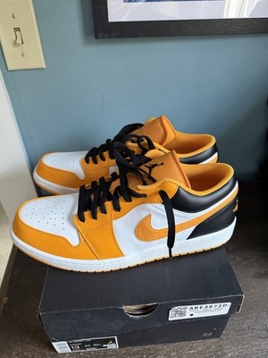 Nike Jordan 1 Low Taxi White/Black Leather Sneaker 553558-701