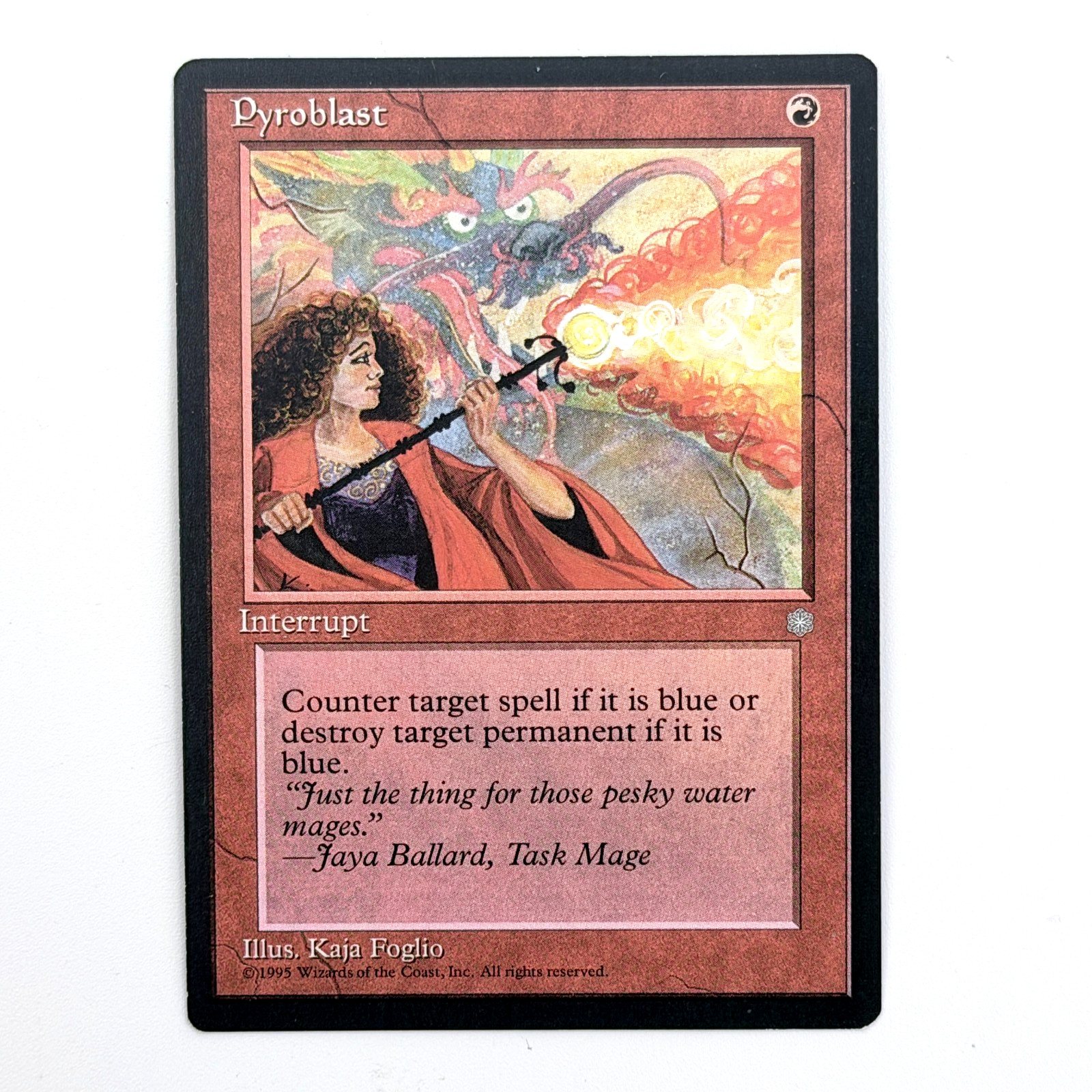 MTG Pyroblast Ice Age Magic the Gathering NM/SP