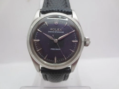 VINTAGE ROLEX OYSTER SPEEDKING REF#6430 30mm STAINLESS STEEL HANDWIND WATCH