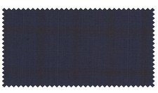 Scabal 100 Wool Super 30's Suit Fabric 4.25 Yds Dark Blue Check 754657 Eaton