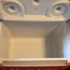 Coleman vintage Red/White 12 qt Ice Chest Cooler w/ Handle, Plastic, Model 5210 — photo 4