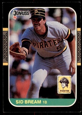 1987 Donruss Sid Bream Pittsburgh Pirates #79