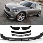 For INFINITI FX35 FX37 FX45 FX50 Front Bumper Lip Splitter Spoiler Glossy Black