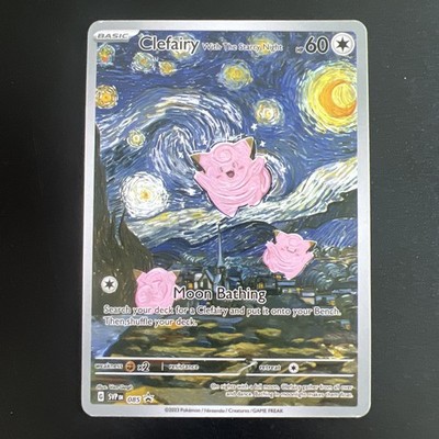 Pokémon CCG Clefairy SAR Full Art Holo Customs Karte China Piepi