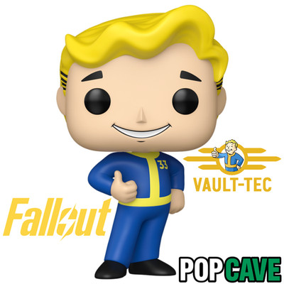 Funko Pop Cave FALLOUT: VAULT BOY Iconic Vault-Tec Mascot with Protector