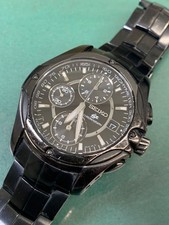 Seiko R6-6685 Used 7T92-0FL0 Quartz Watch with Black Dial, Working, Japan