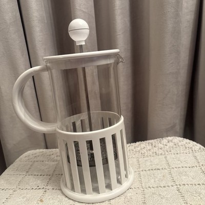 Bodum Chambord French Press Vintage 3-Cup 12oz Coffee Maker Tea Maker White