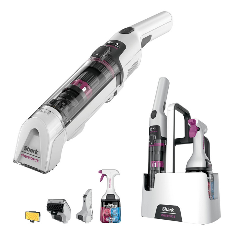 Shark StainForce Cordless Spot Cleaner Pet & Carpet Stain Remover HX100UKT