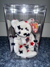 Ty Beanie Baby Glory The Bear DOB July , 4 1997 MWMT Error
