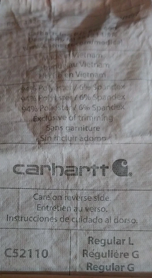 Pantalones Exfoliantes Carhartt Force Grandes Marrón Médicos ~ Trabajador de la Salud 12 Bolsillos  Foto 3 de 4