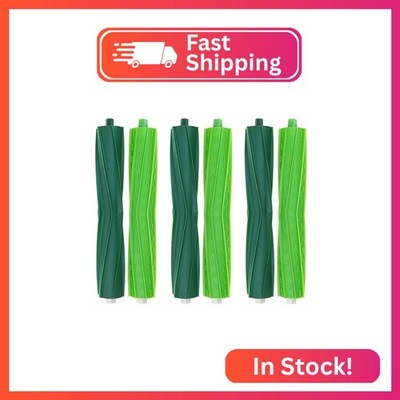 Detetap 3 Sets Replacement Roller Brushes for irobot Roomba E & I & J Series Vac