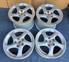 18 Newly Restored Oem Factory Porsche 911 996 Gt2 Turbo Twist Bbs Wheels Germany