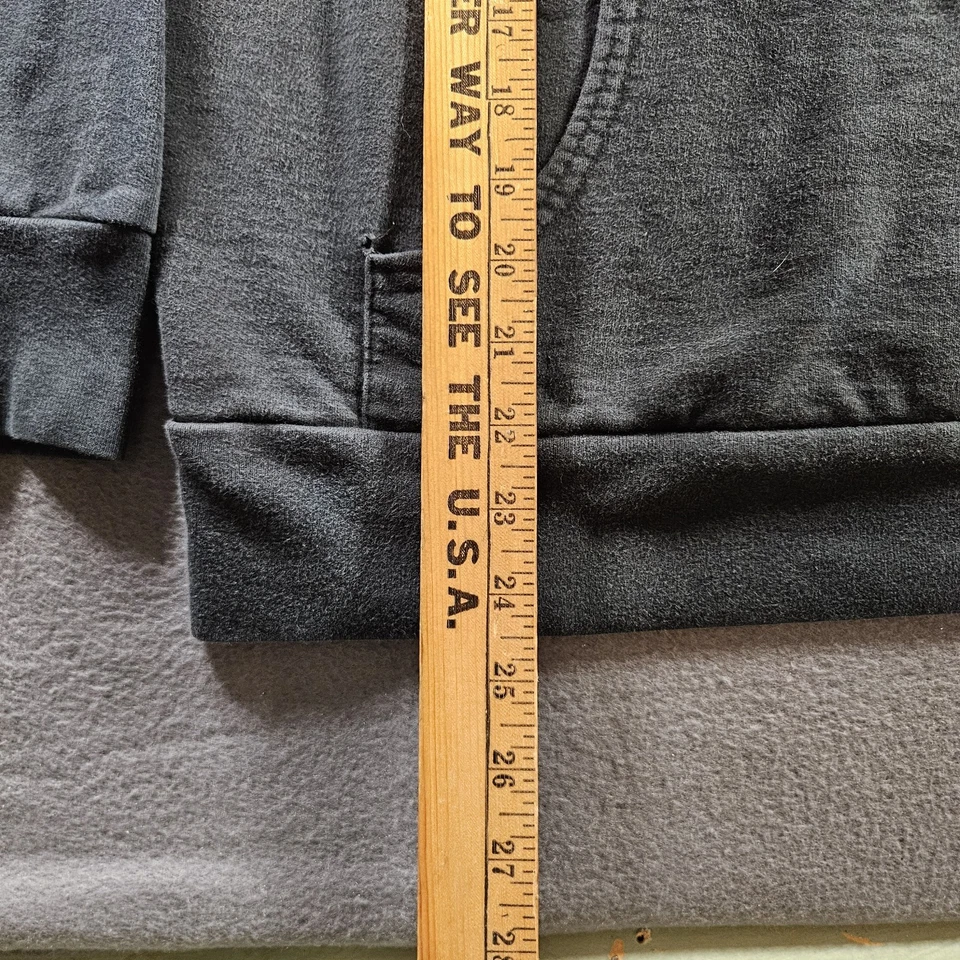 Sudadera con capucha negra vintage Harley-Davidson para mujer motociclista Y2K grunge talla XL Foto 4 de 4