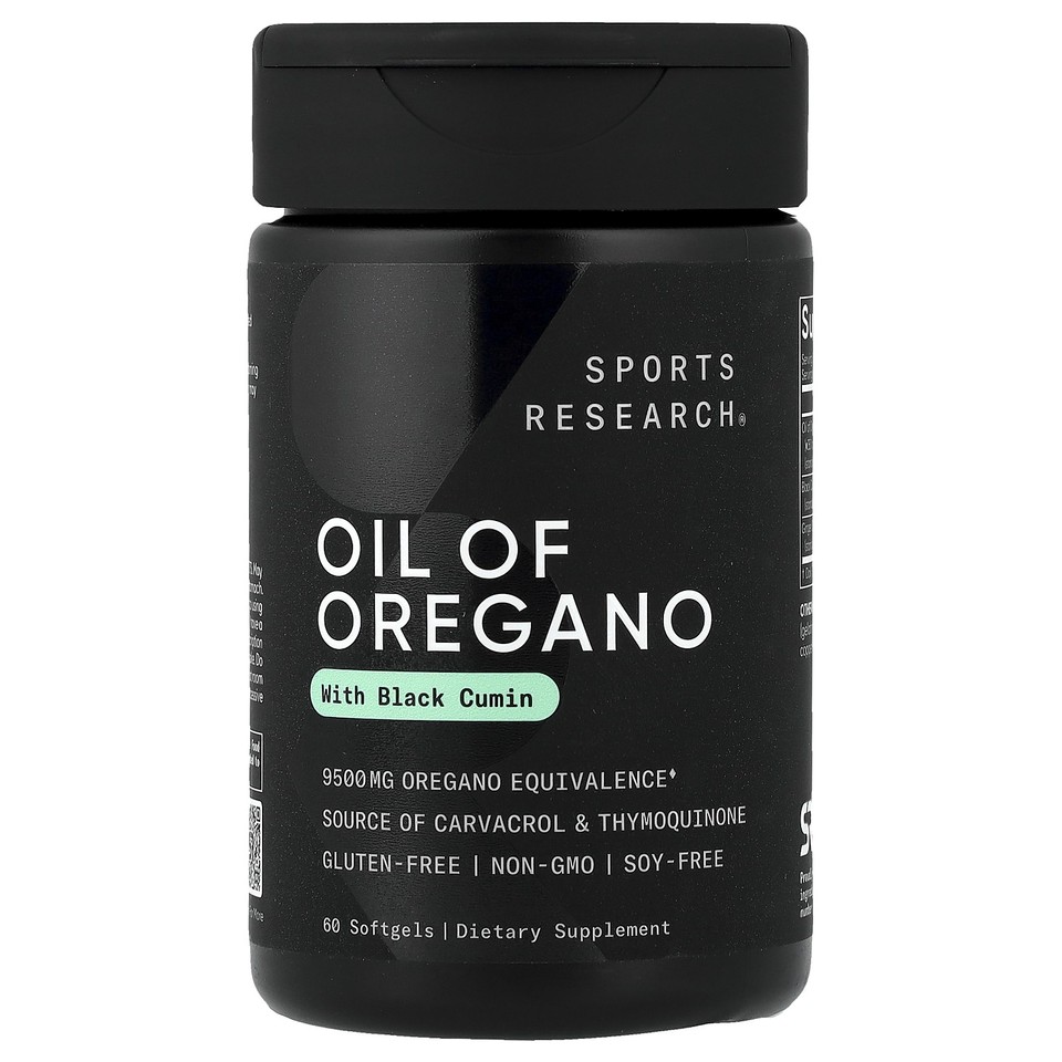 Oil Of Oregano With Black Cumin, 60 Softgels