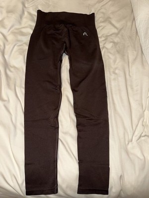 Oner Active - Effortless Seamless Legging White Logo - 70% Cocoa Marl(XL - Long)