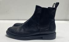 Vagabond Shoemakers Amina Black Leather Chelsea Boots Women's Size 37