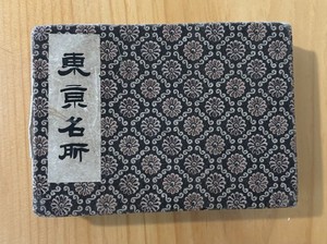 1902 Meiji Era Tokyo Souvenir Photo Booklet Orihon Accordion Japanese Antique