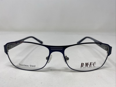 Modern BMEC BIG PLAY MATTE NAVY/GUNMETAL 56-16-145 Full Rim Eyeglasses Frame F15