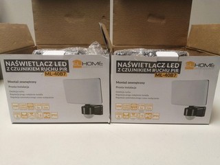 2xEL HOME Außen LED Strahler ML 40B7 – 30 W 2200 lm IP65 10m