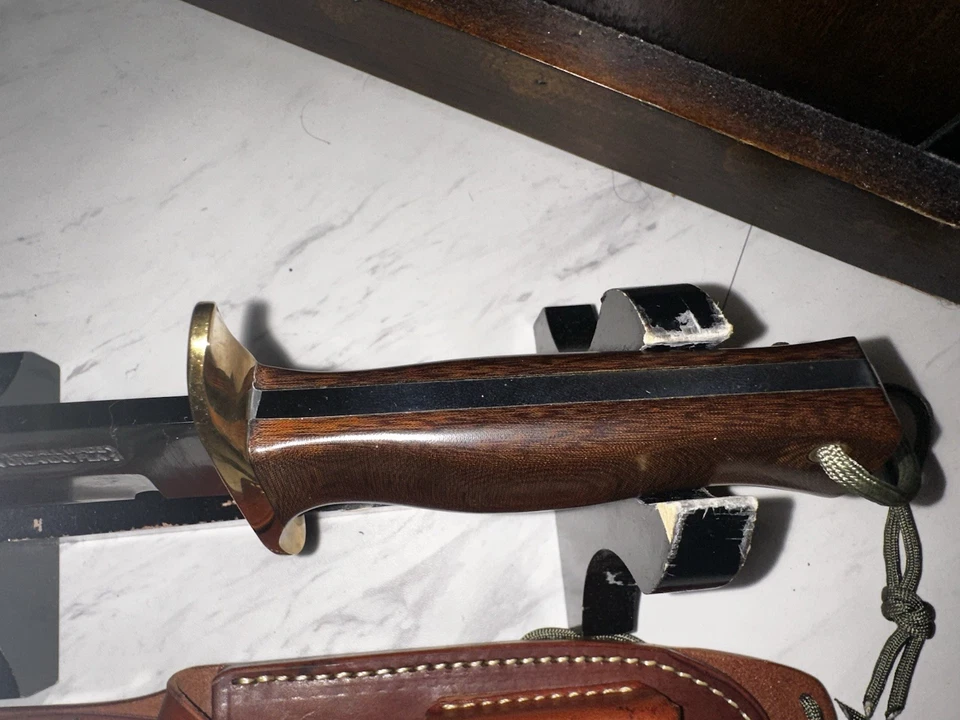 Cuchillos Hechos Randall Modelo 15 Cuchillo de Aviador con Funda de Cuero Foto 4 de 4