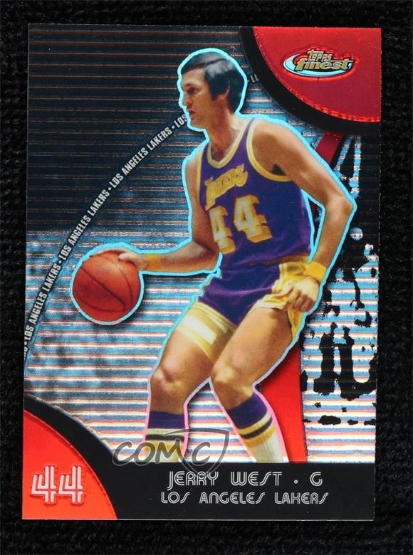 2007-08 Topps Finest Refractor Jerry West #47 HOF