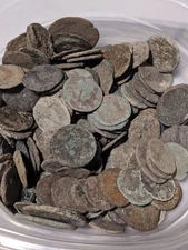 Lot Of 5 Uncleaned Roman & Greek Coins