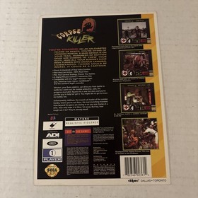 Sega Genesis 32X  Corpse Killer VIDPRO Card Toys R Us Display Card