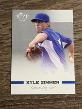 2012 Leaf Rize Draft Black #99 Kyle Zimmer Royals Prospect Rookie Parallel