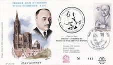 FRANCE 1988 FDC JEAN MONNET YT 2533