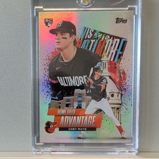 2025 Topps Series 1 MLB Home Field Advantage Coby Mayo RC #HA-14 Orioles