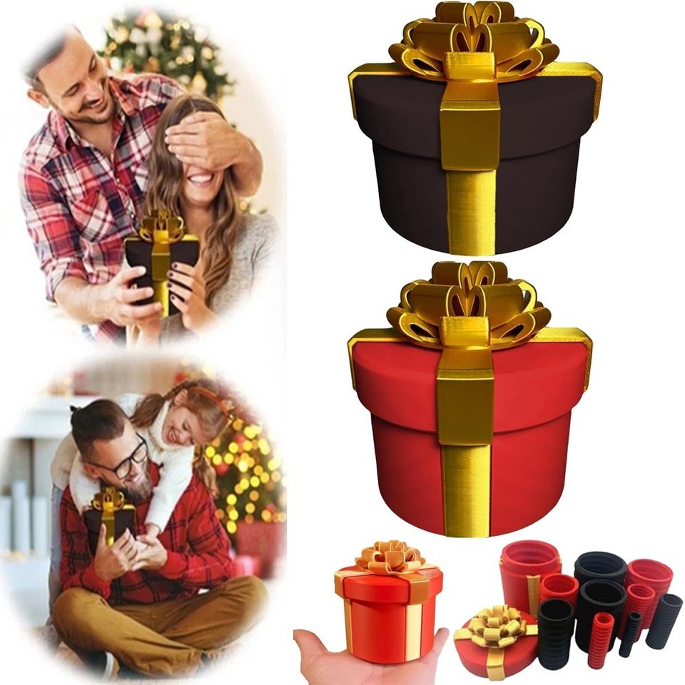 Annoying Nested Screw Gift Box 3D Printed Christmas Nesting Box Party ...