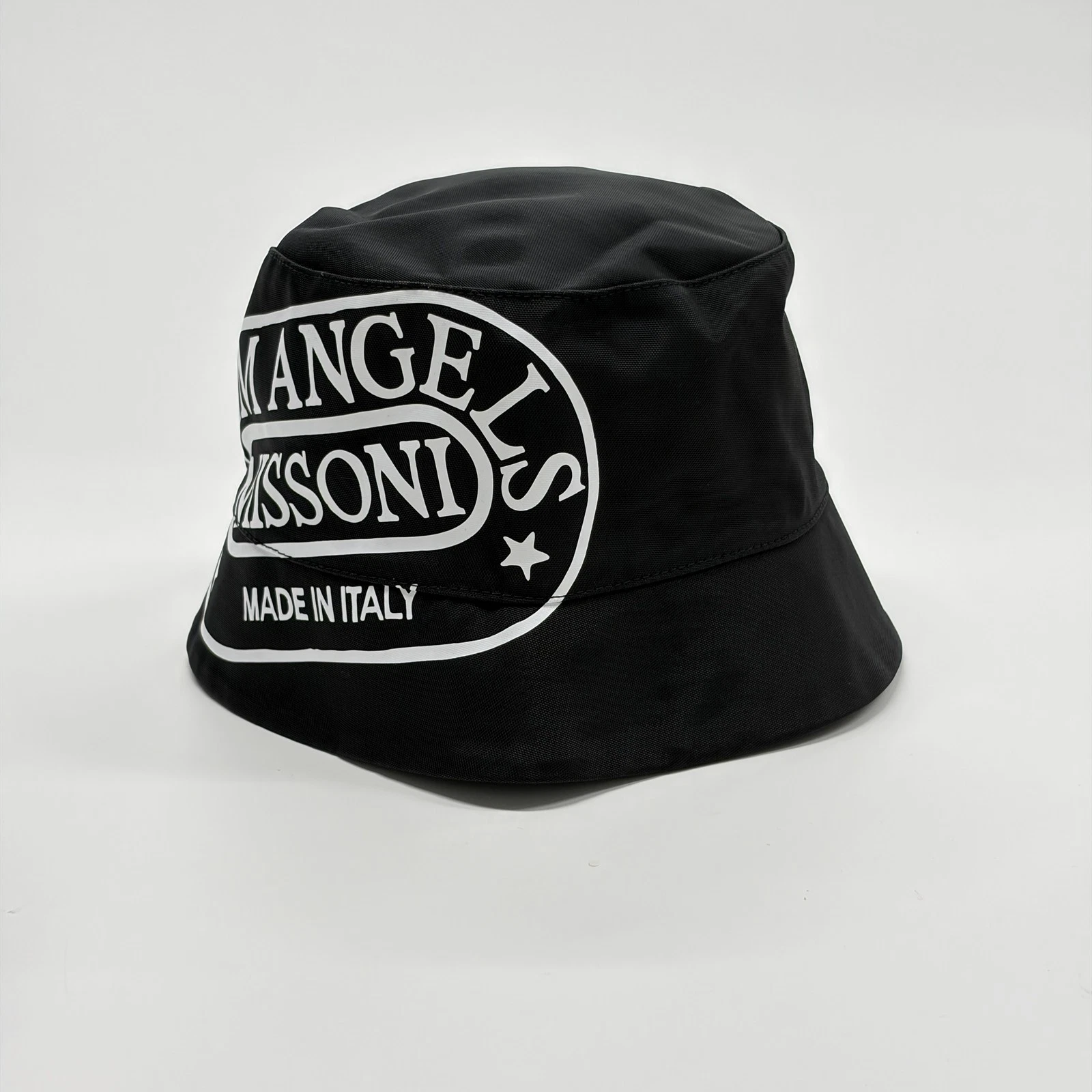 Palm Angels x Missoni Heritage Bucket Hat Black PMLA017F21FAB0011001 L