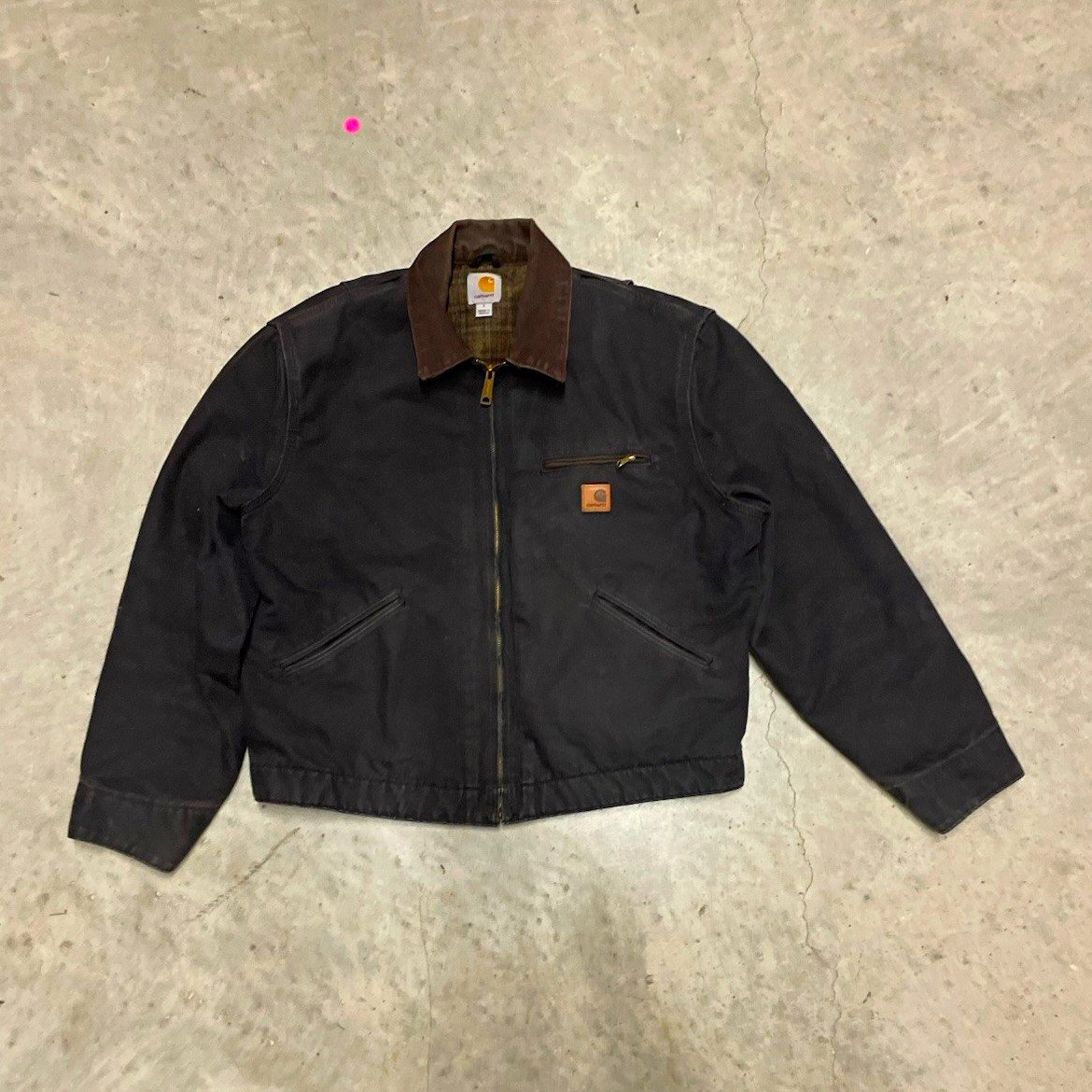 Carhartt Detroit J97 BLK Men's Zip-Up Work Jacket Bla… - Gem