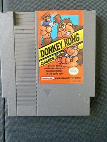 DONKEY KONG CLASSICS NES Nintendo Original Not Tested (My Systems Down)