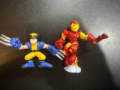 MARVEL Super Hero Squad Wolverine & Iron Man Figures