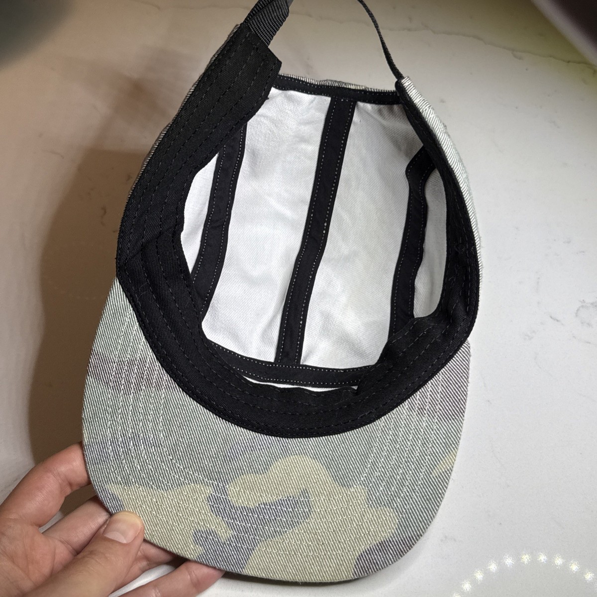 Supreme Washed Camo Camp Hat SS19 Twill Chino Snapback | eBay