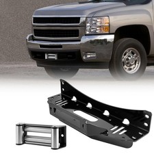 Hidden Winch Plate Roller Fairlead For Chevy Silverado 1500 Gmc Sierra 07-13