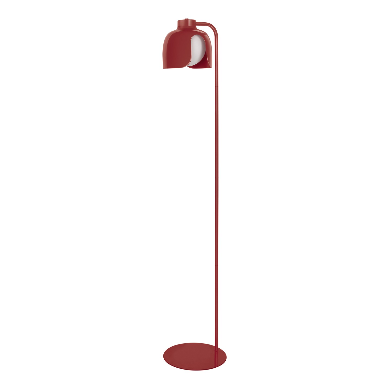 Lampada da terra OSRAM DECOR Corolle in vetro rosso