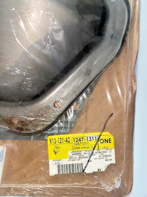 CUBIERTA EJE TRASERO GM ORIGINAL ENGRANAJE ANILLO 10.5", PIEZA OEM NUEVA, NÚMERO DE PIEZA 12471311 Foto 2 de 4