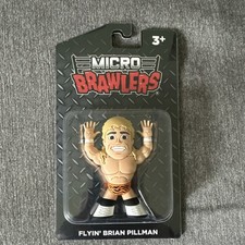 Micro Brawlers Flyin' Brian Pillman Pro Wrestling Mini Figurine
