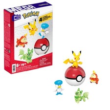MEGA Pokémon Action Figure Building Toys for Kids, Paldea Region Team with 79...