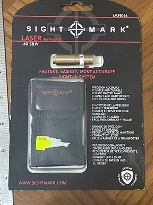 NEW Sightmark Laser Boresight .40 Smith & Wesson SM39016