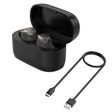 Headset Charging Black Storage And Charging Case with Cable For Jabra Elite 75T