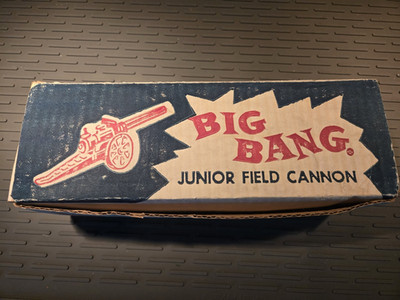 Big-Bang Model 10FC Junior Field Cannon Conestoga Co. Carbide Toy 17'' Red Wheels