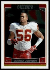 Derrick Johnson 2006 Topps Chrome #12 Kansas City Chiefs