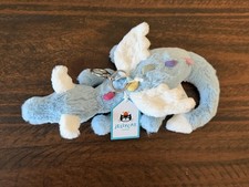 AUTHENTIC NWT Jellycat Sky Dragon Bag Charm Keychain US Seller
