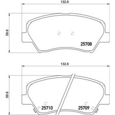 BREMBO Bremsbeläge vorne für Hyundai i30 Coupe KIA Cee'D Sportswagon Pro